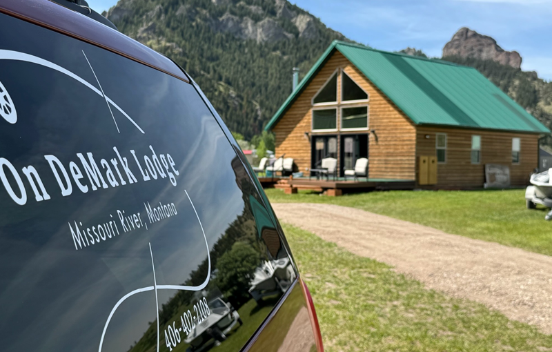 On DeMark Lodge, Montana